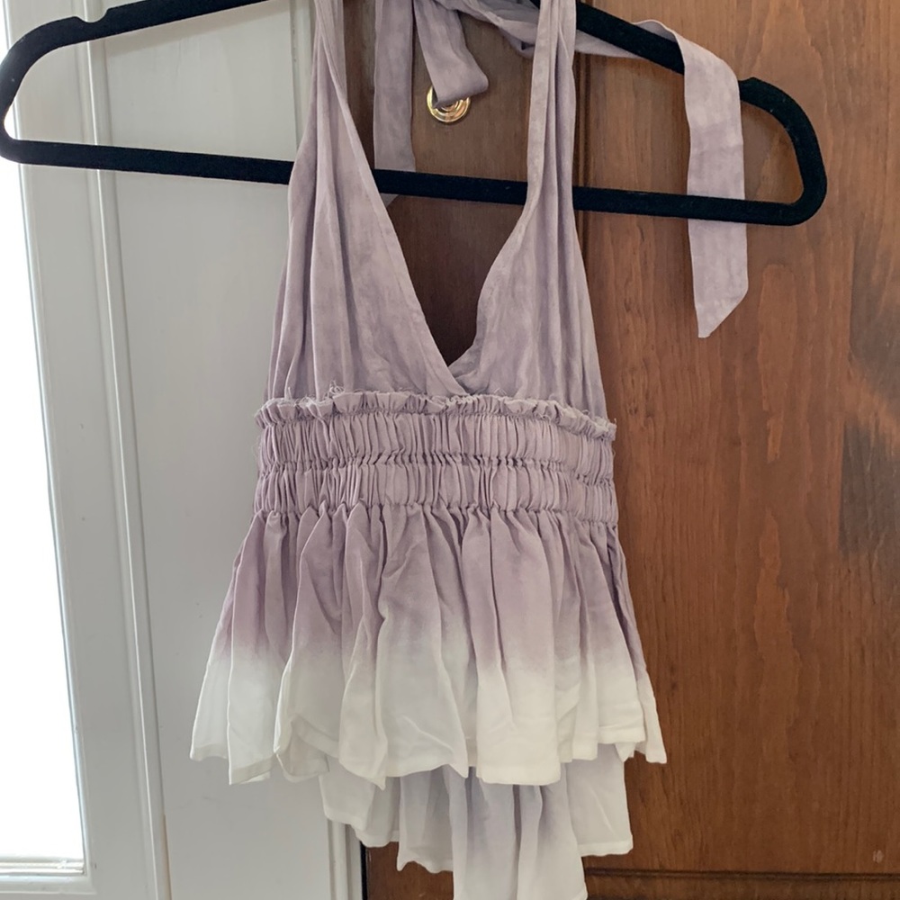 Ocean Drive halter & tie back top